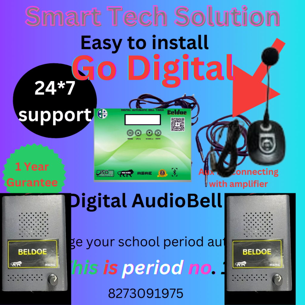 smartechdigital.com automatic school bell