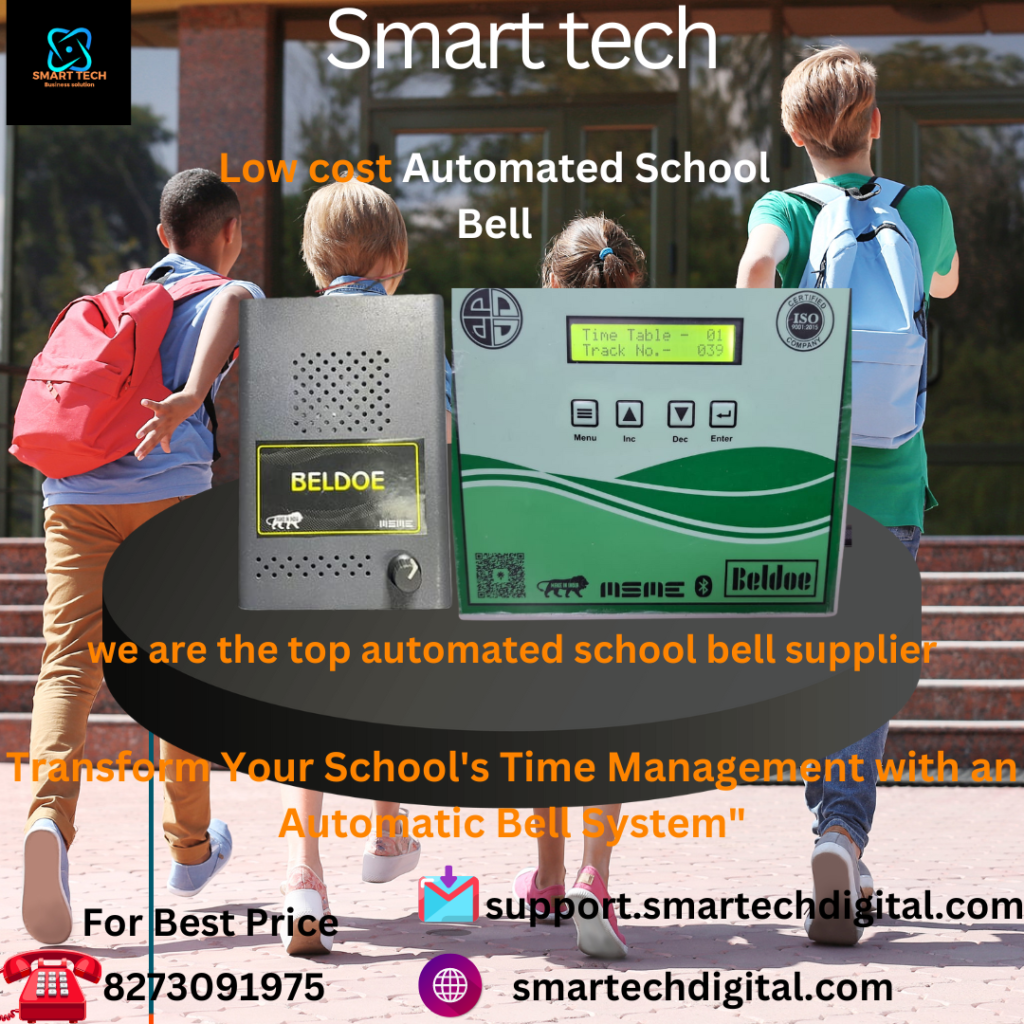 Automatic school bell announcement system https://smartechdigital.com