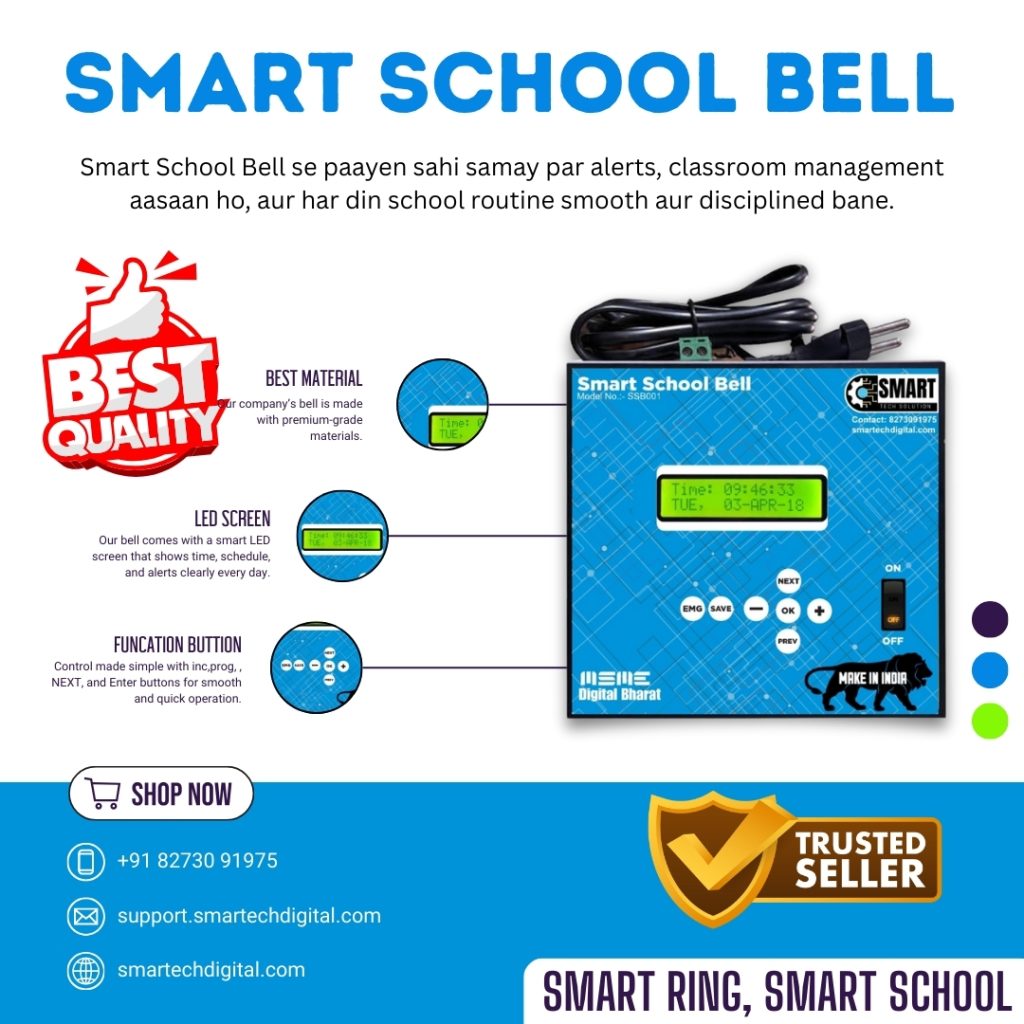 Automatic School Bell Announcement System – Smart Automation for Schools